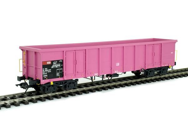 Hochbordwagen Eanos, SBB, pink